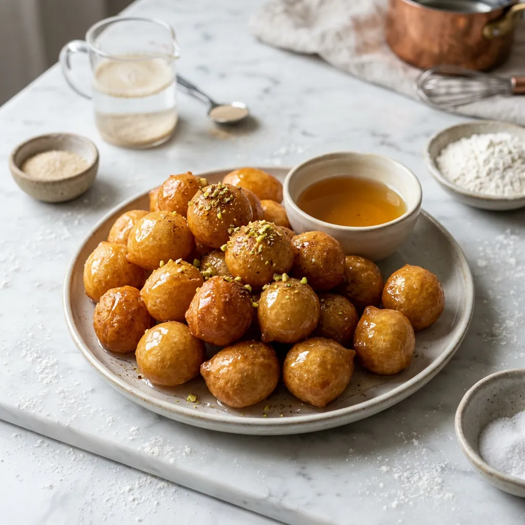 How to Make Lokma (Fried Sweet Dough)