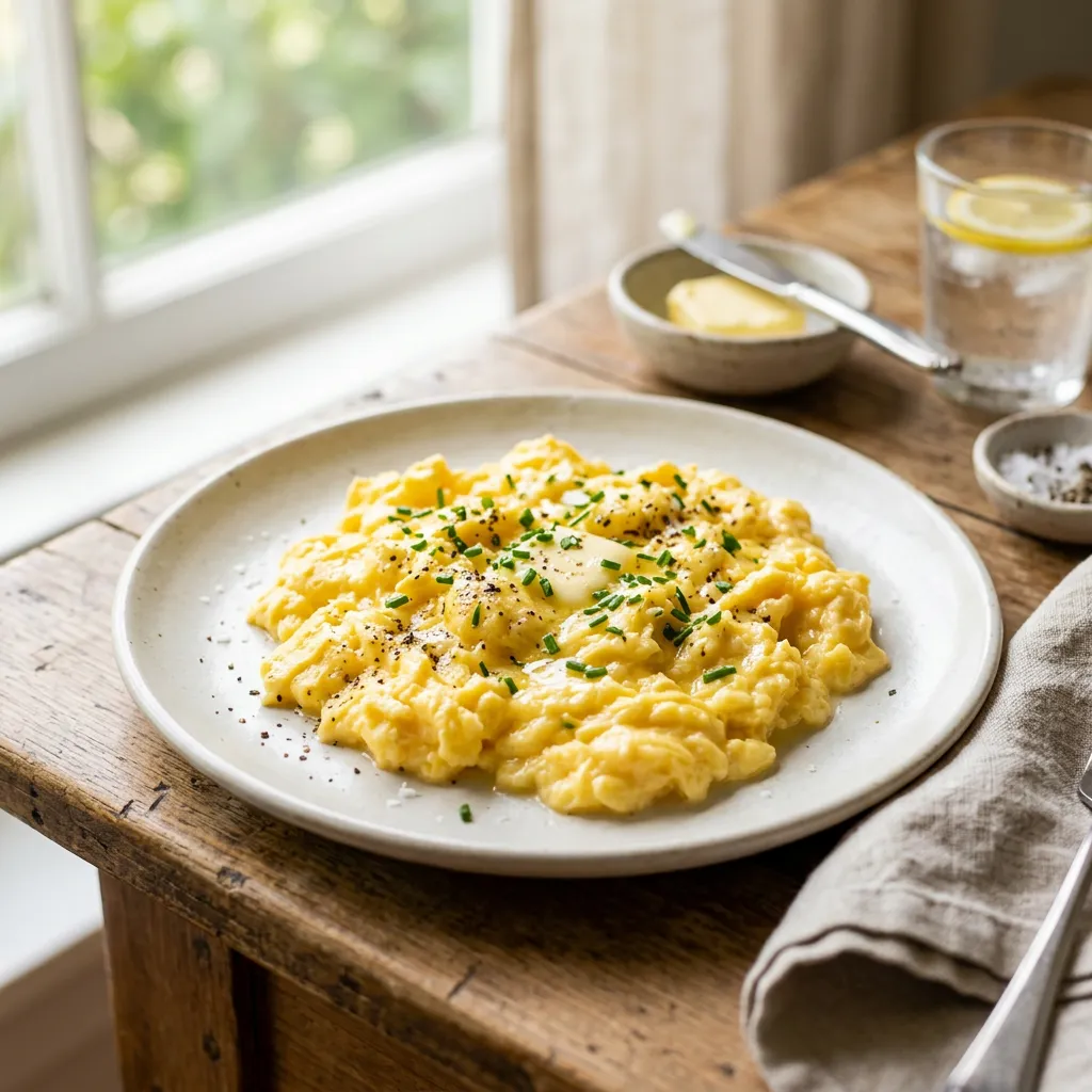 How To Make Perfectly Fluffy Scrambled Eggs