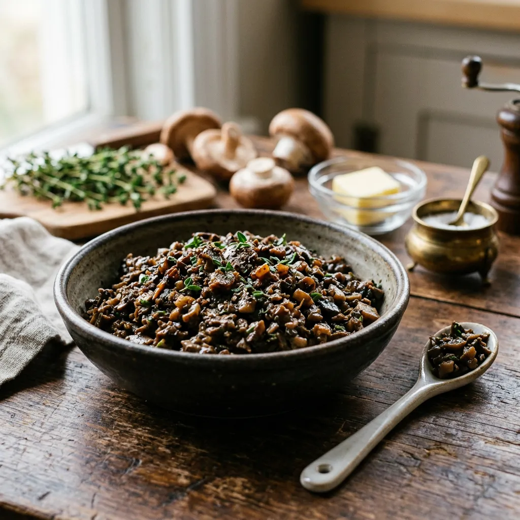 How to Make Savory Mushroom Duxelles at Home