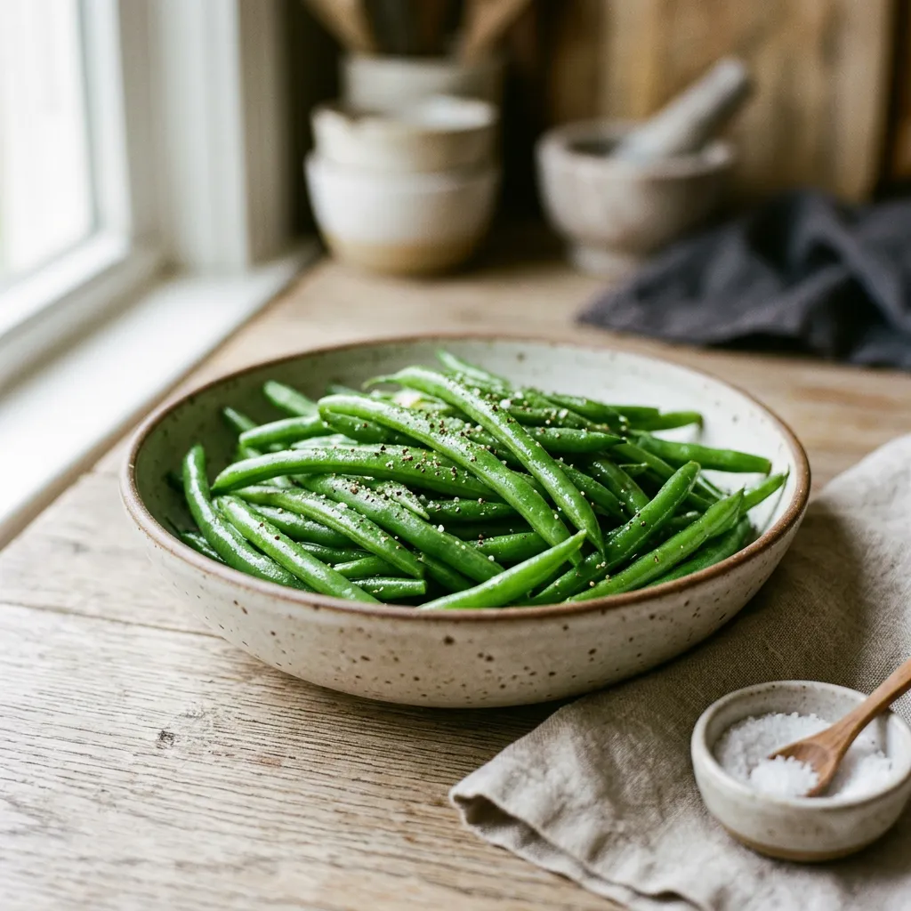Finished How to Steam Green Beans Perfectly Every Time dish