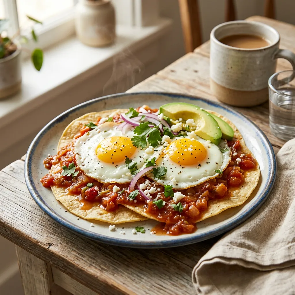 Huevos Rancheros (Eggs With Ranchera Sauce)