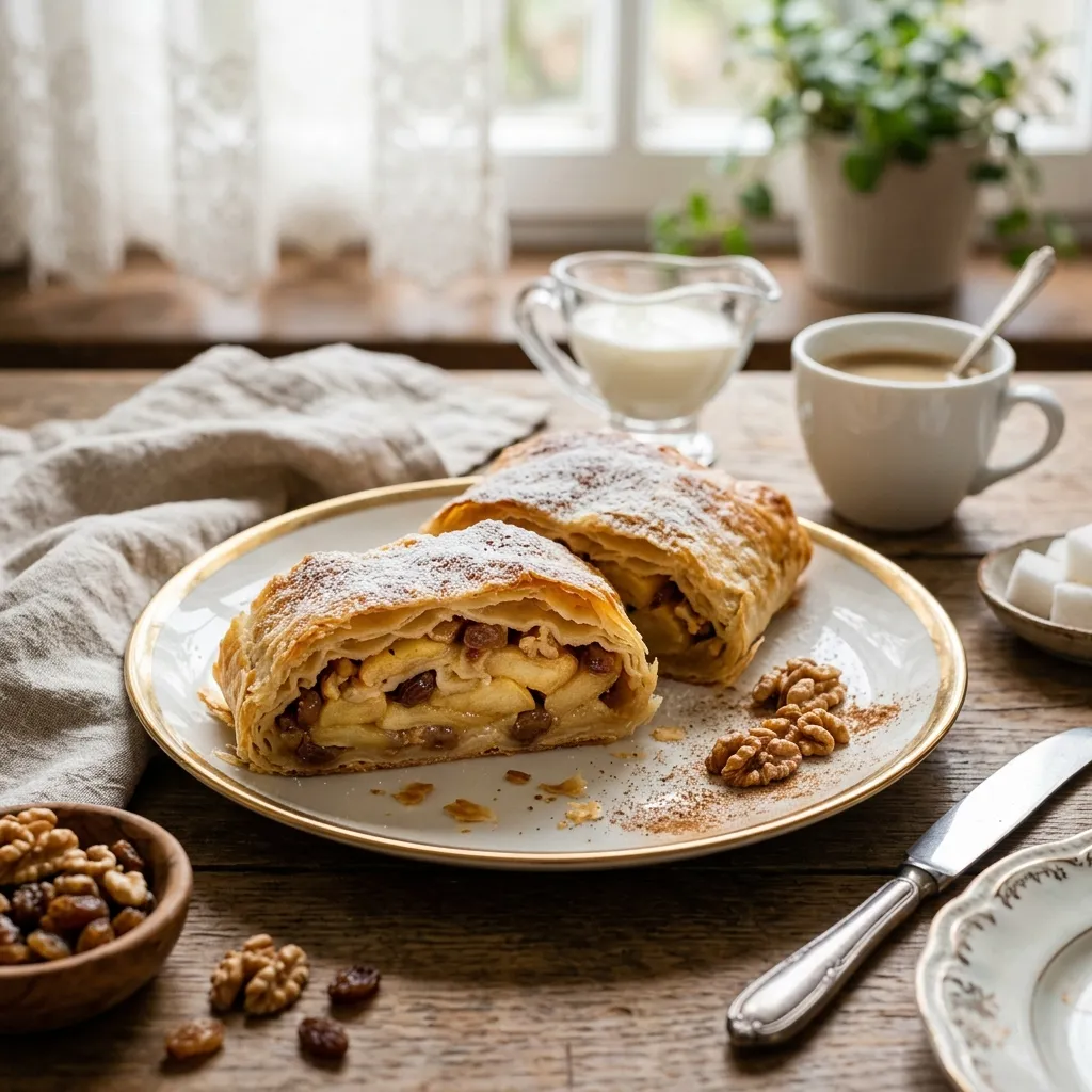 Hungarian Apple Strudel (Almás Rétes)