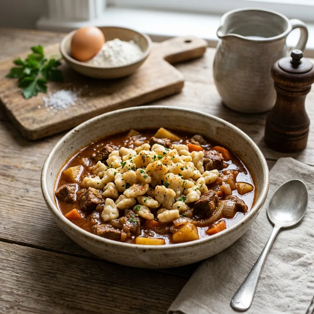 Hungarian Pinched Noodles (Csipetke)