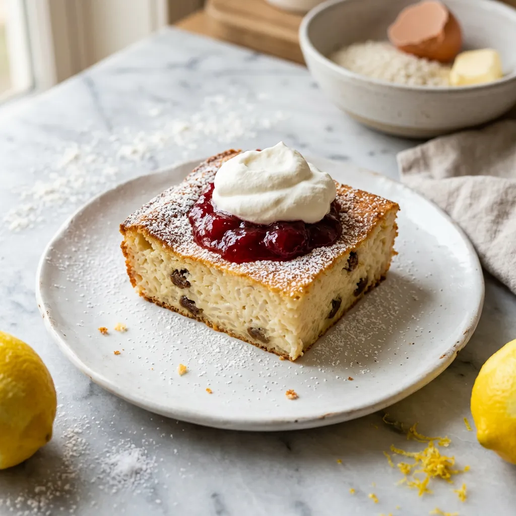 Hungarian Rice Cake (Rizskoch)