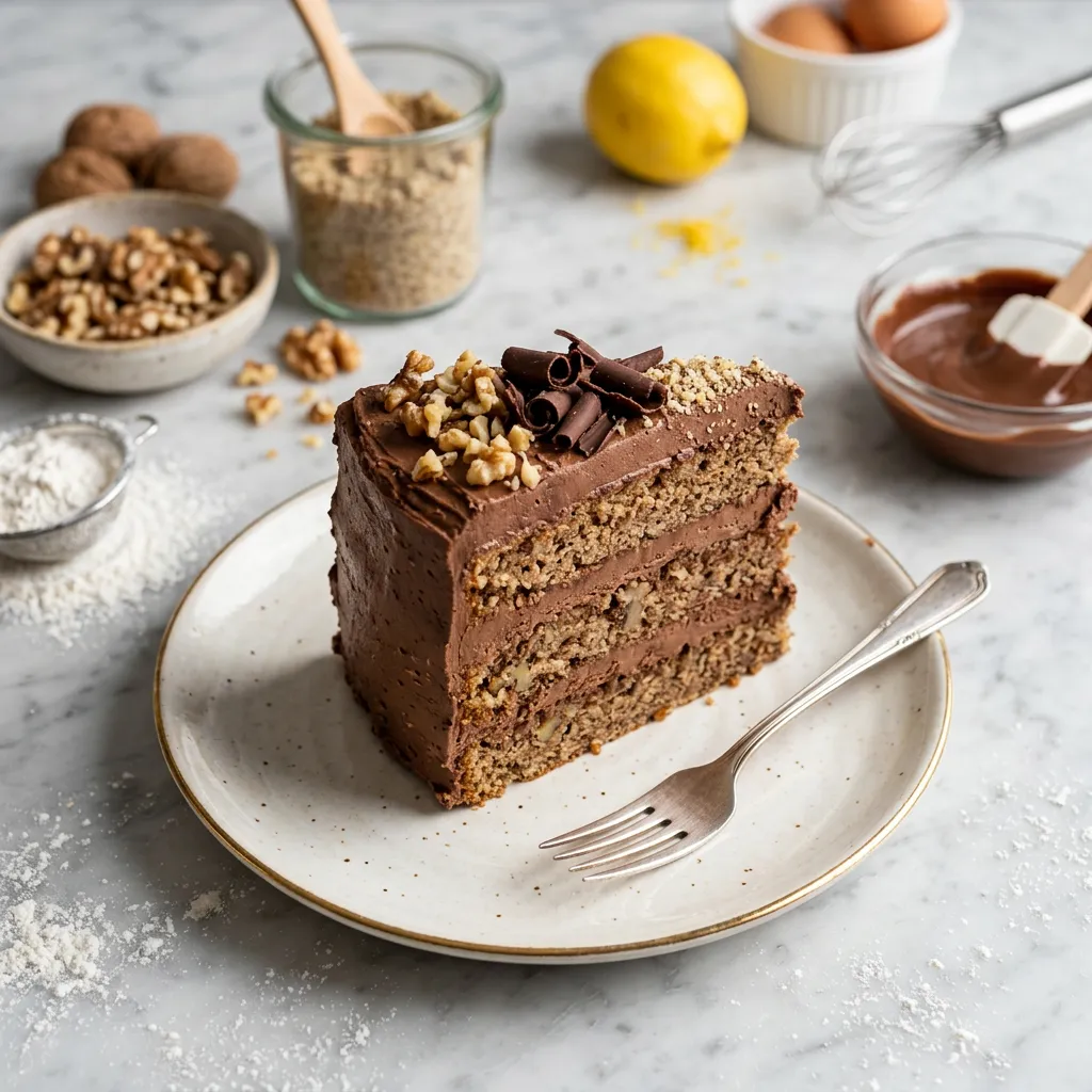Hungarian Walnut Torte (Dios Torta)