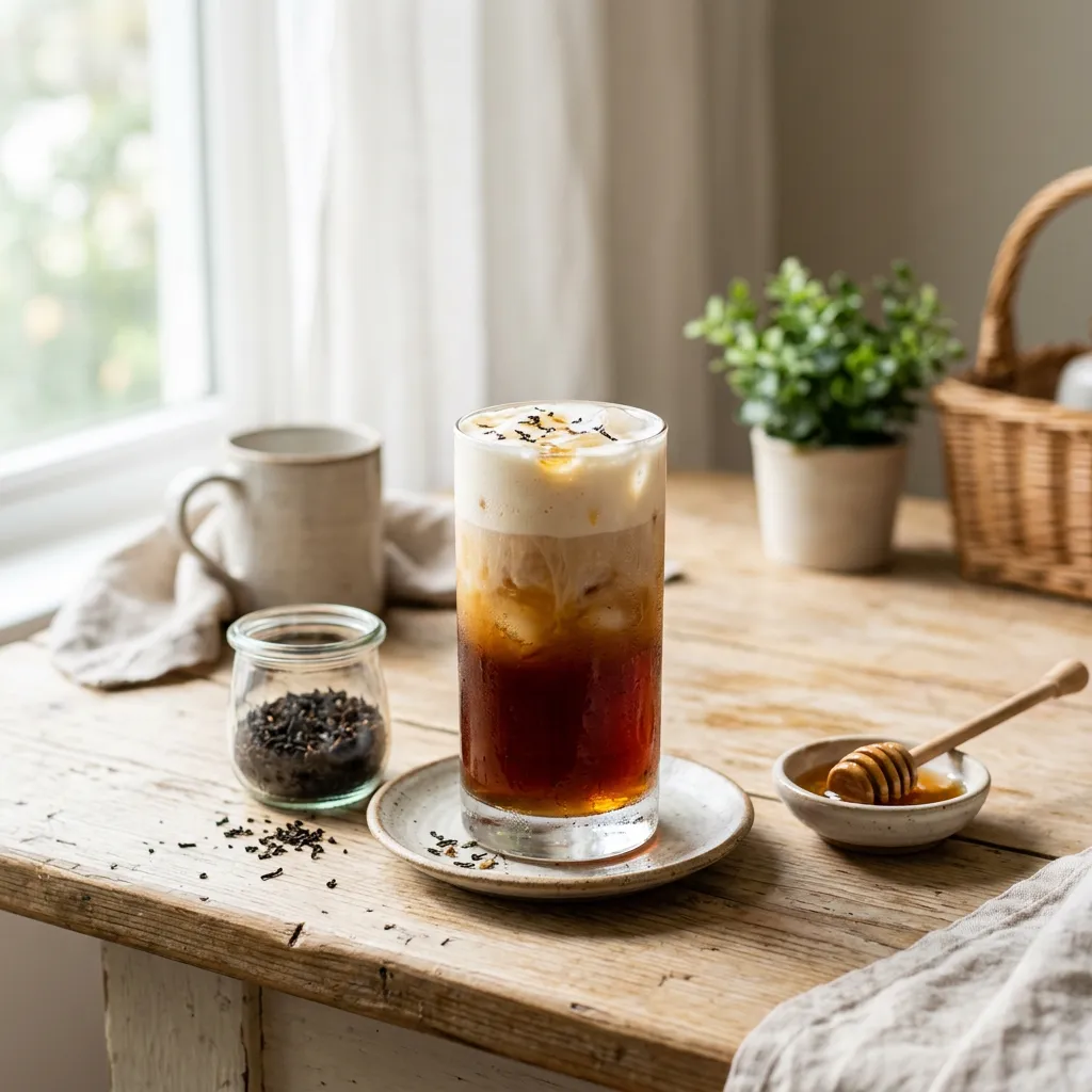Iced Breakfast Tea Latte