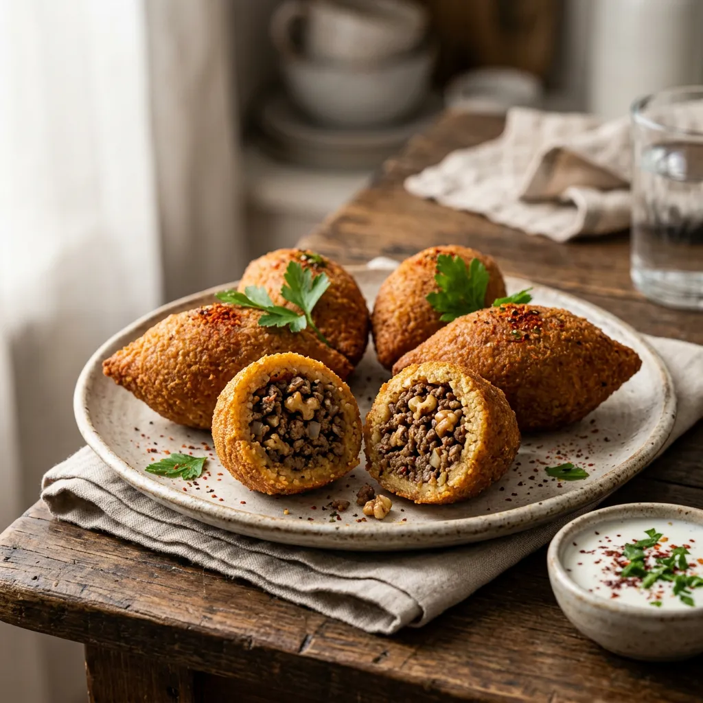 Içli Köfte (Turkish Stuffed Meatball)