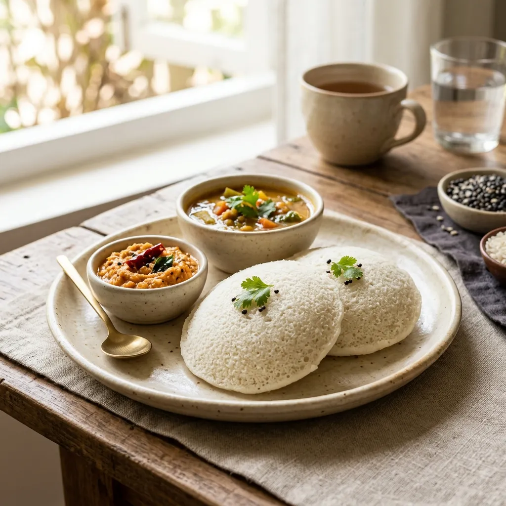 Idlis Steamed Rice Cakes
