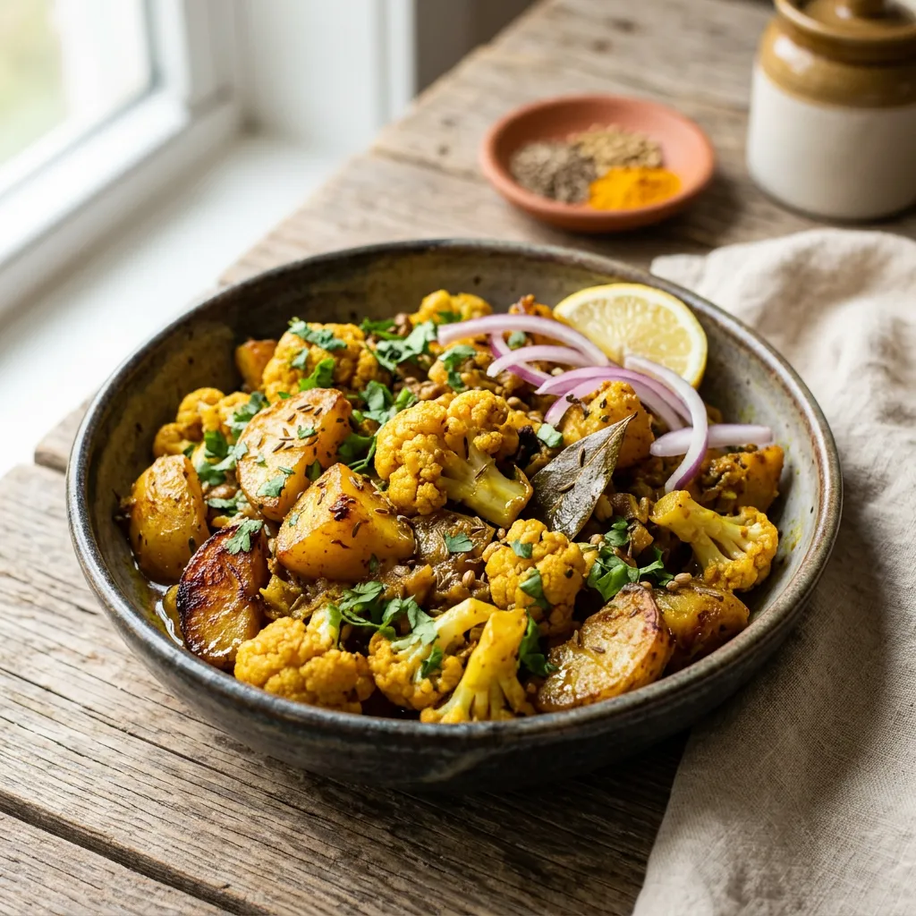 Indian Aloo Gobi (Vegan, Gluten-free)