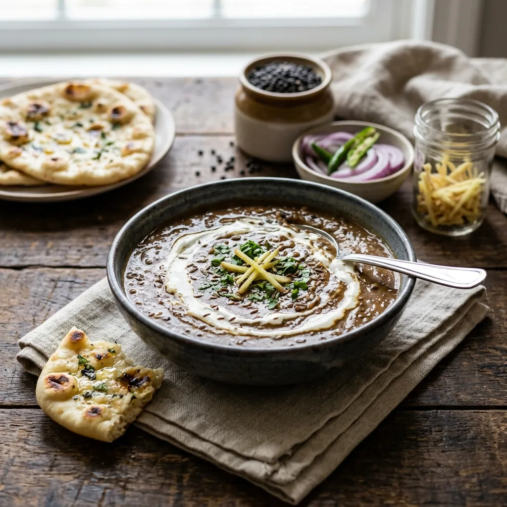 Indian Black Lentils (Kaali Daal)