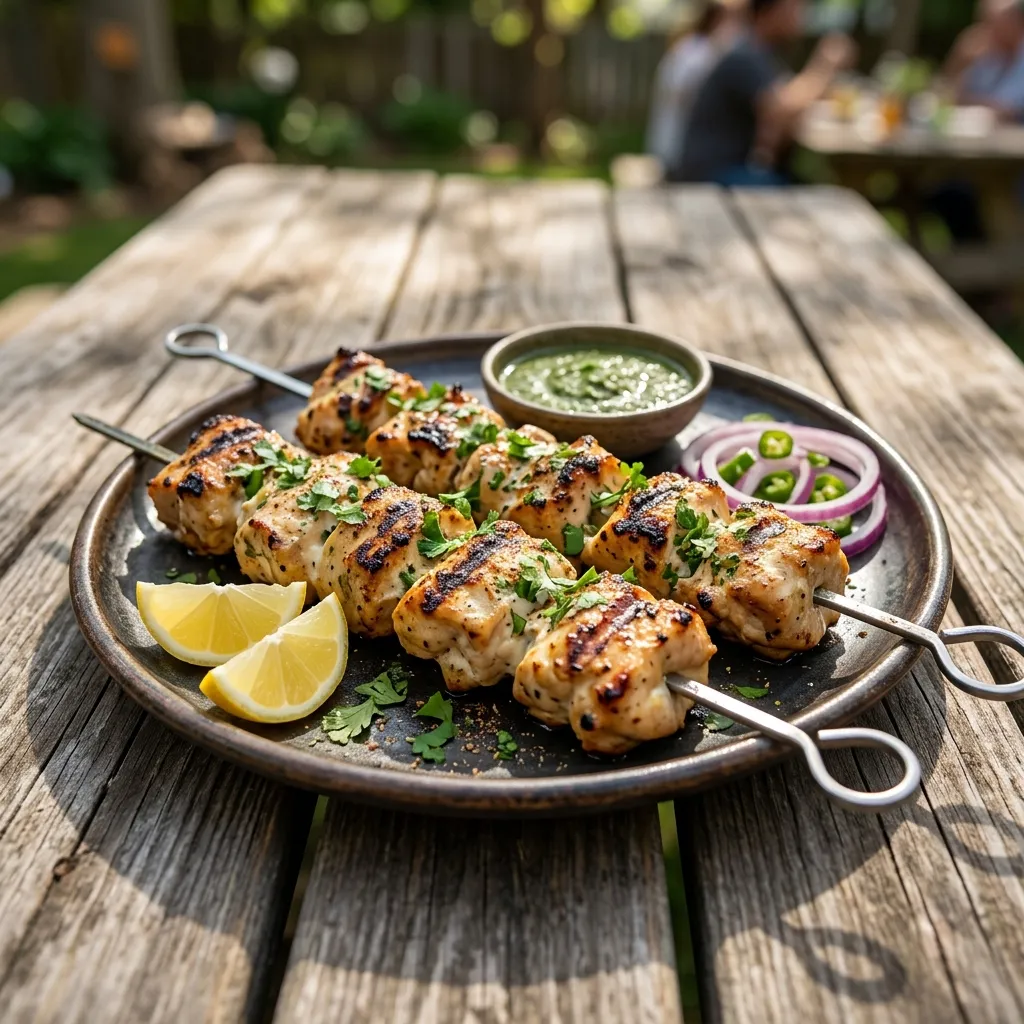 Indian Chicken Kabab (Murg Malai)