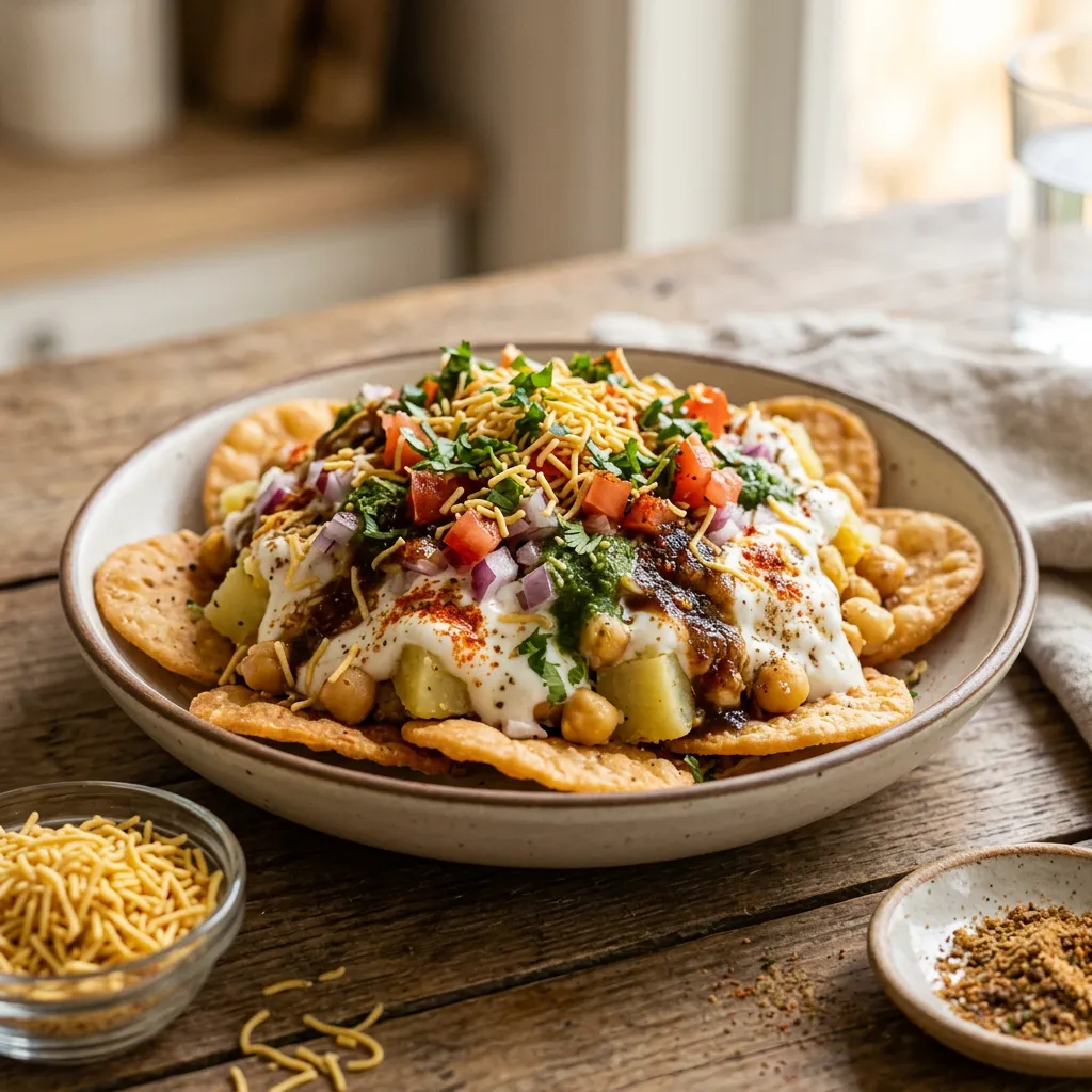 Indian Papdi Chaat
