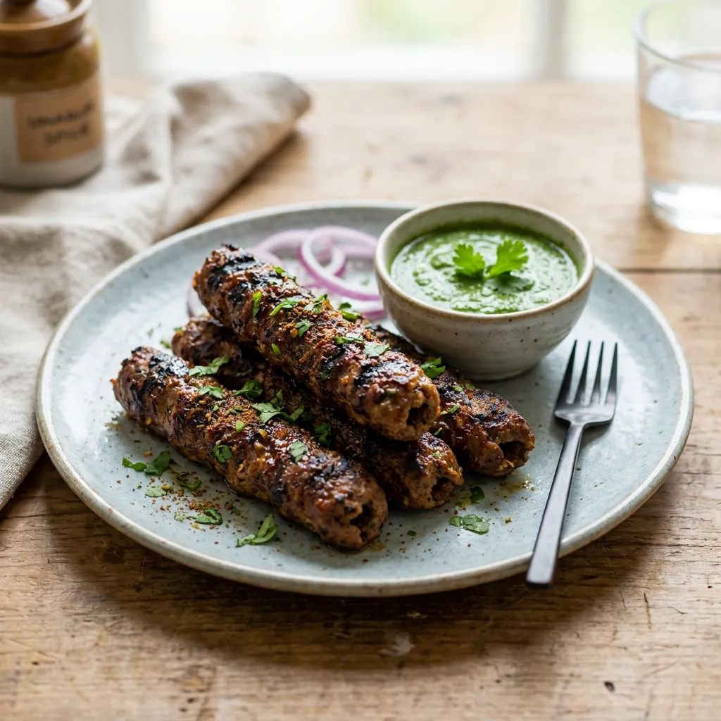 Indian Seekh Kebabs