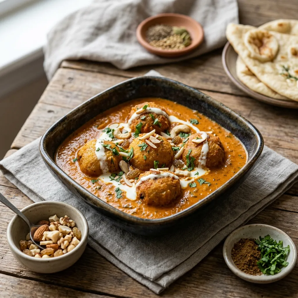 Indian Veggie Balls (Malai Kofta)