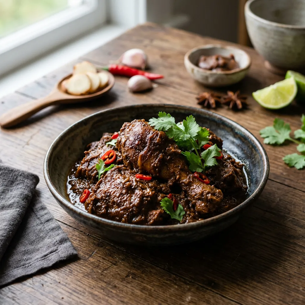 Indonesian Rendang Curry with Chicken