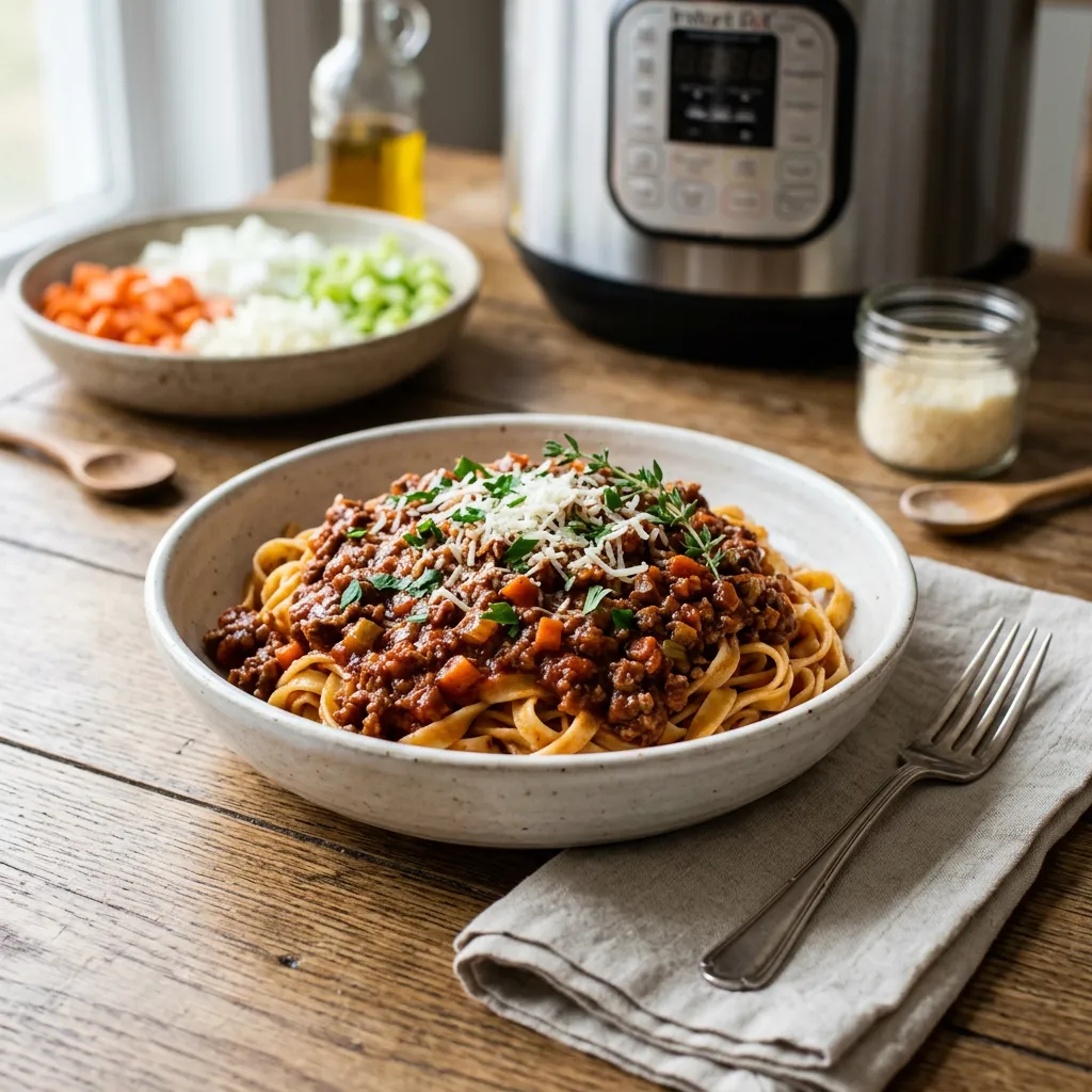 Instant Pot Bolognese Sauce