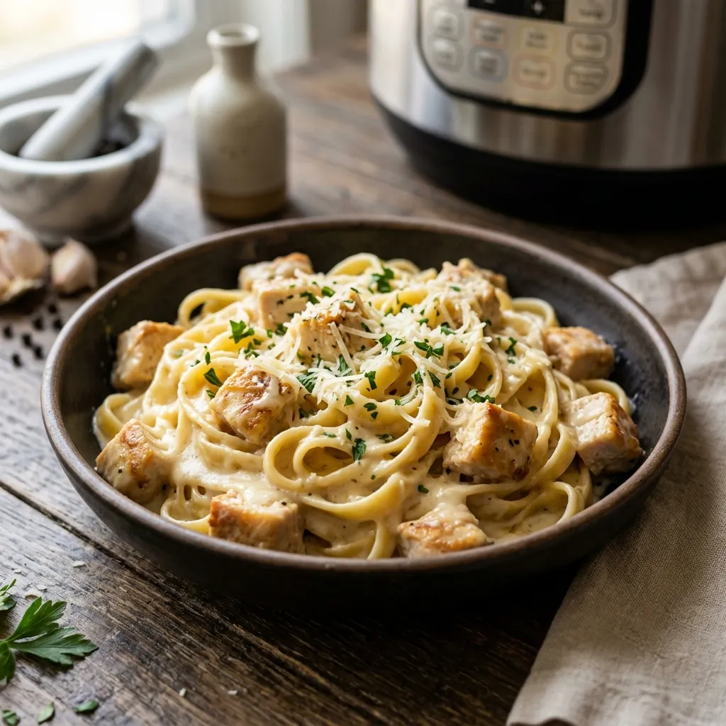 Instant Pot Chicken Alfredo