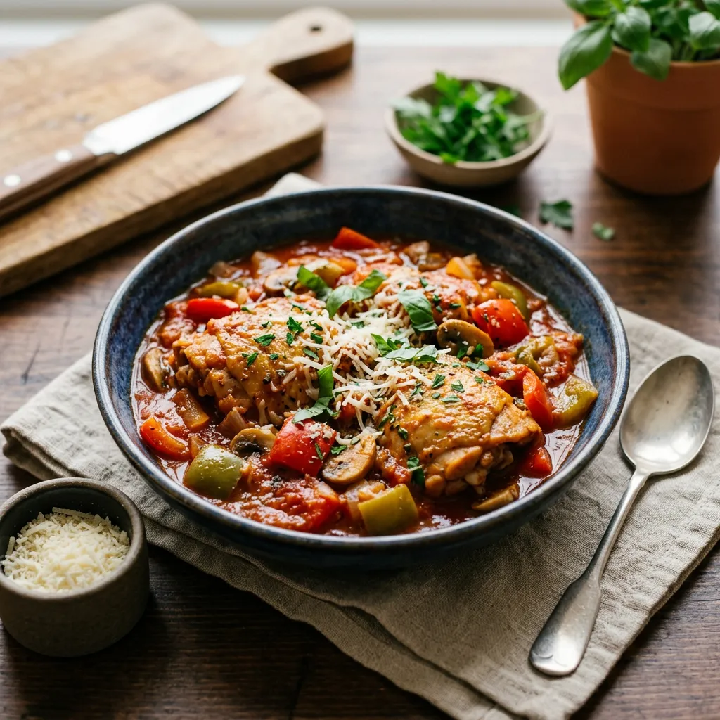 Instant Pot Chicken Cacciatore