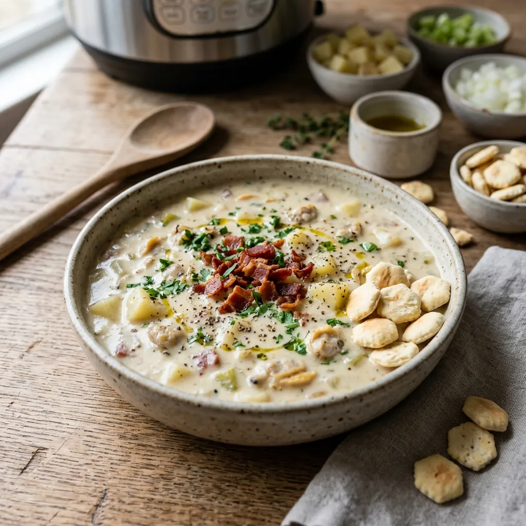 Instant Pot Clam Chowder Recipe