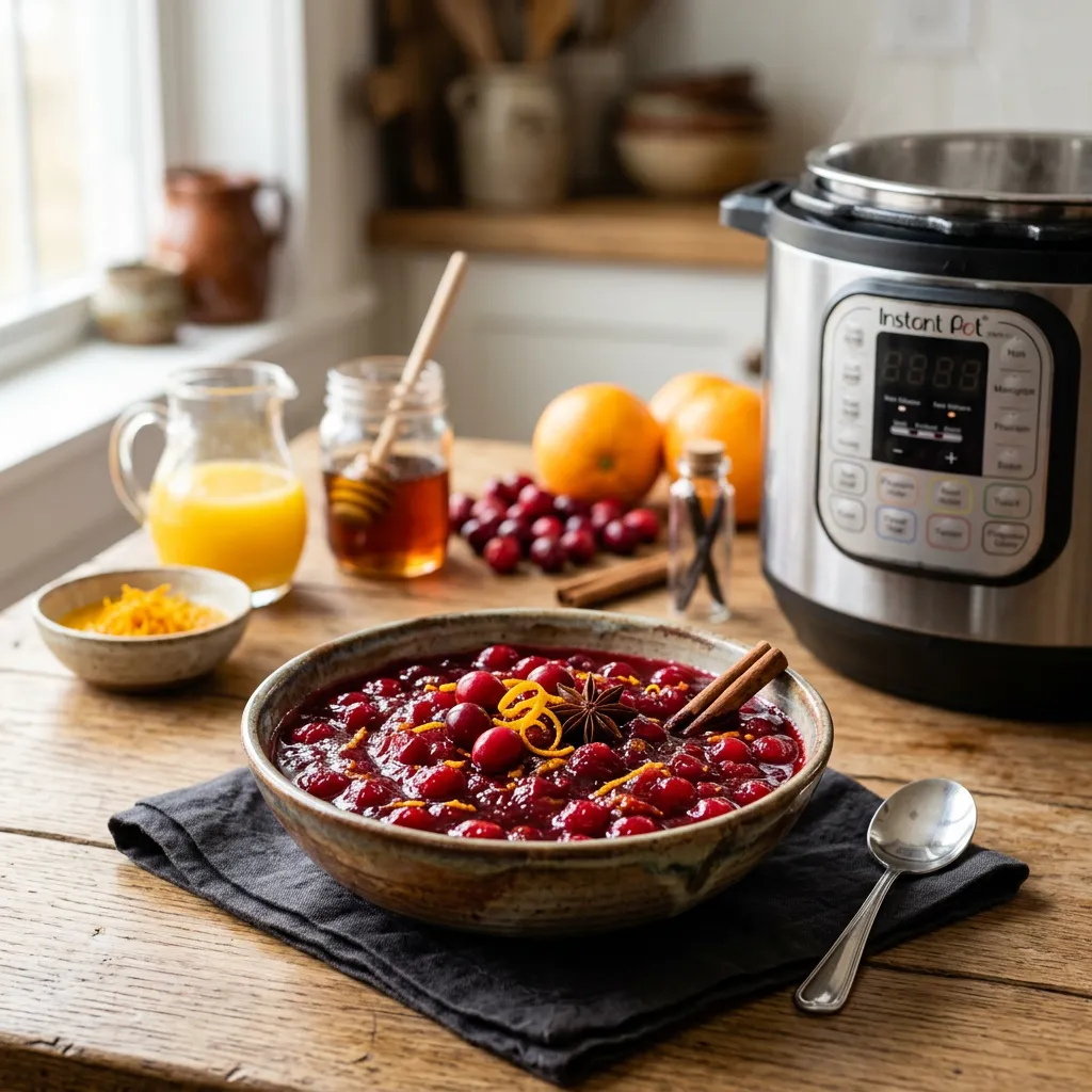 Instant Pot Cranberry Sauce