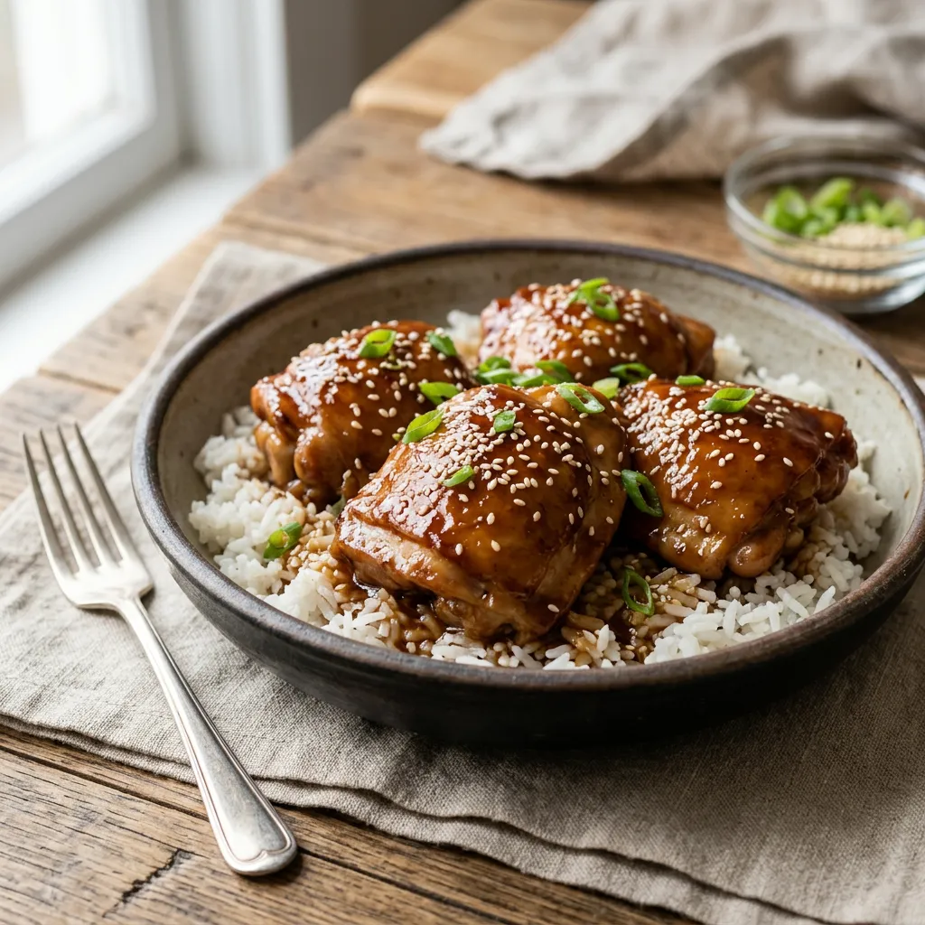 Instant Pot Honey Garlic Chicken Recipe