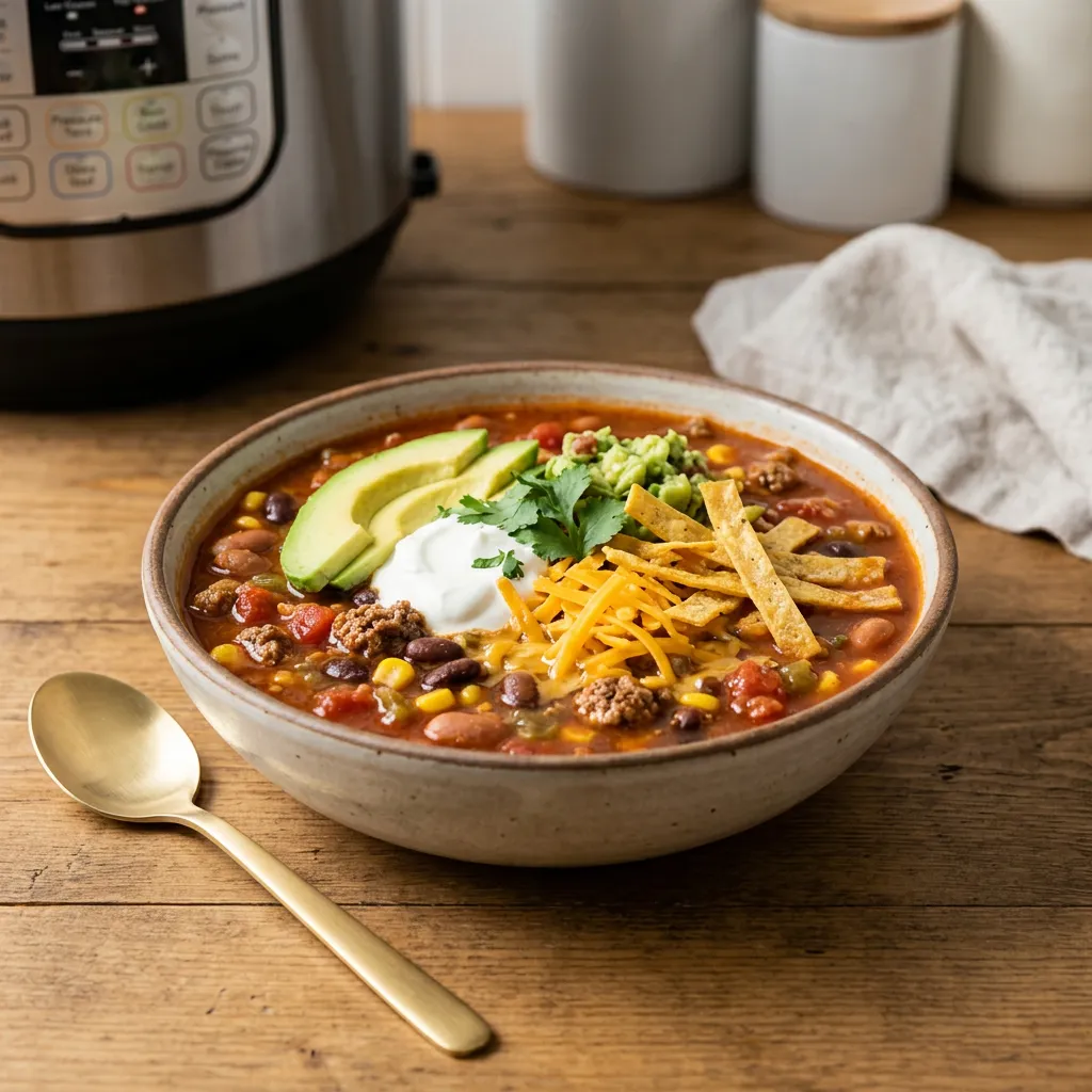 Instant Pot Taco Soup Recipe
