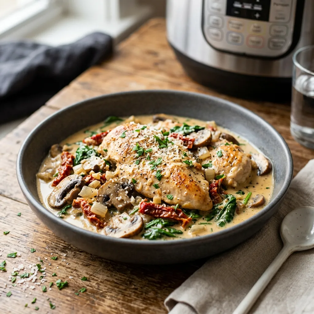 Instant Pot Tuscan Chicken