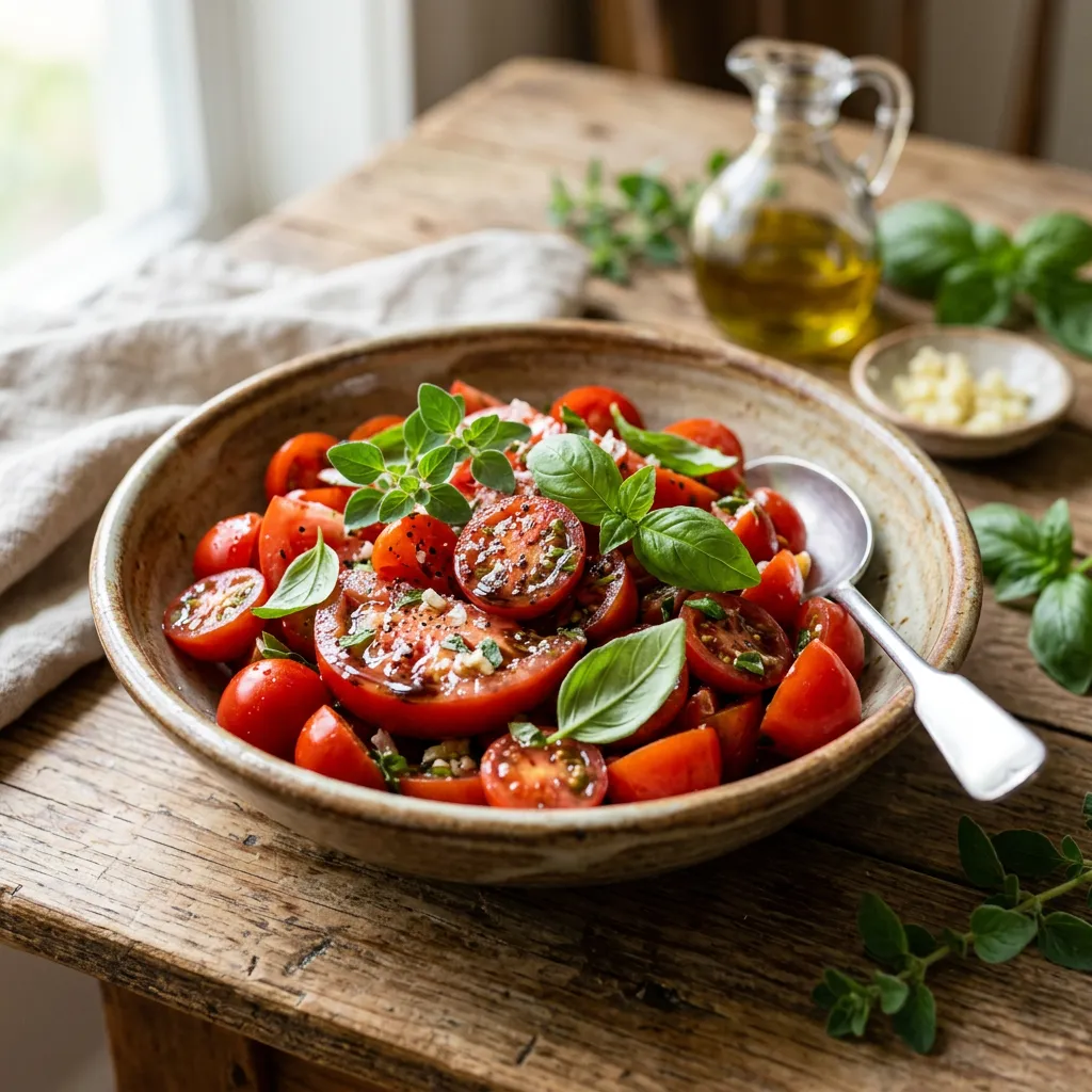 Irresistible Balsamic Tomato Salad Recipe
