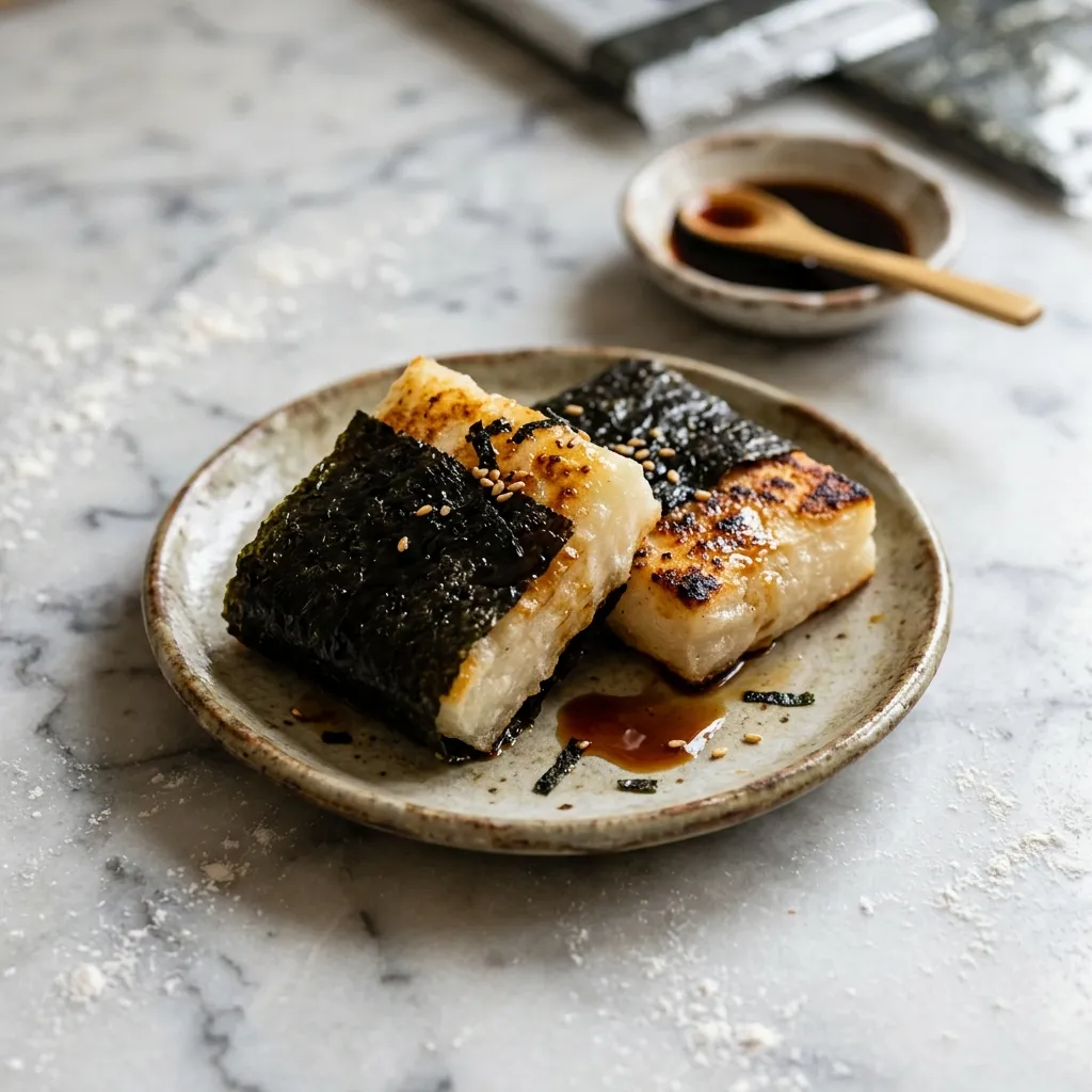 Isobeyaki Japanese Rice Cake
