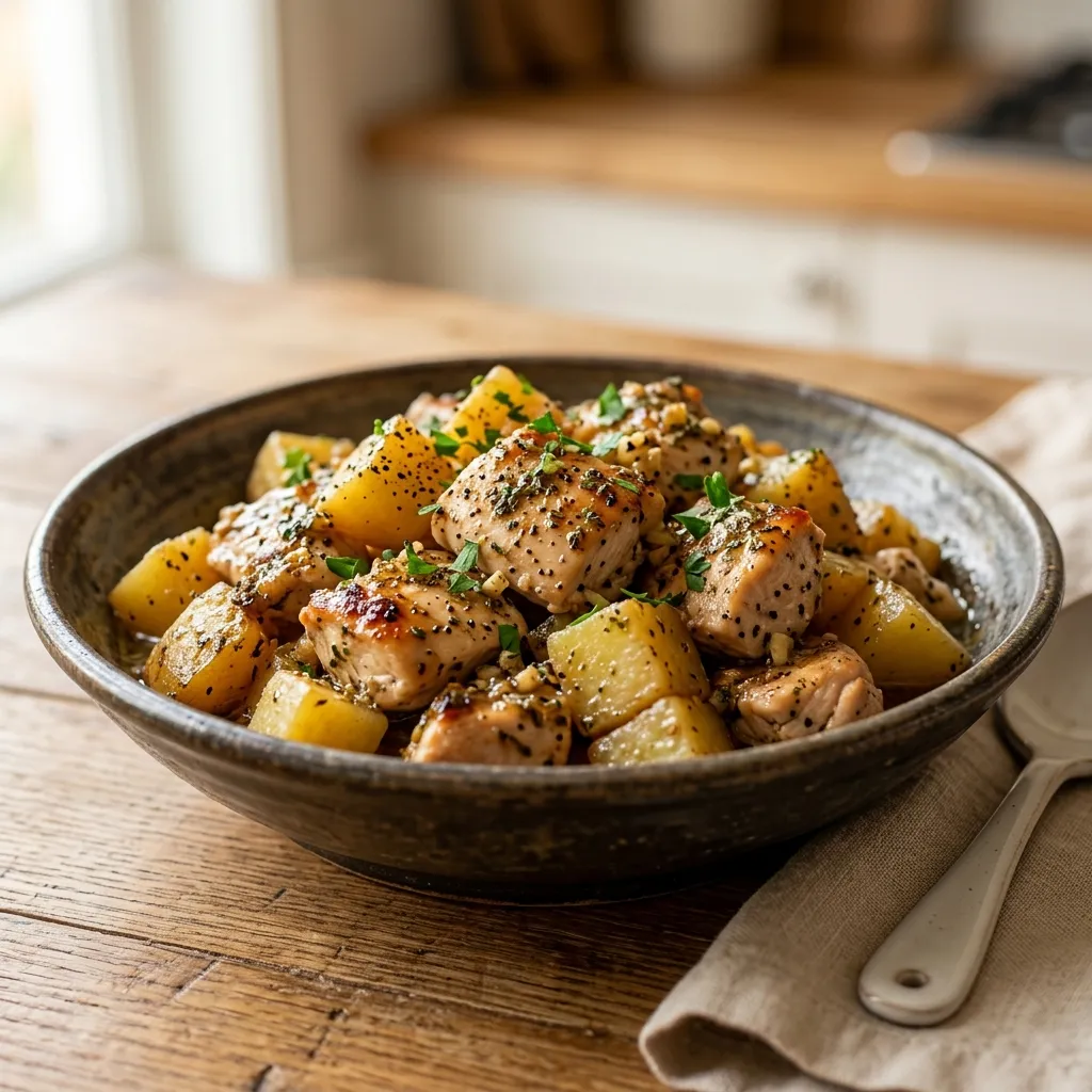 Italian Flavored Chicken and Potatoes