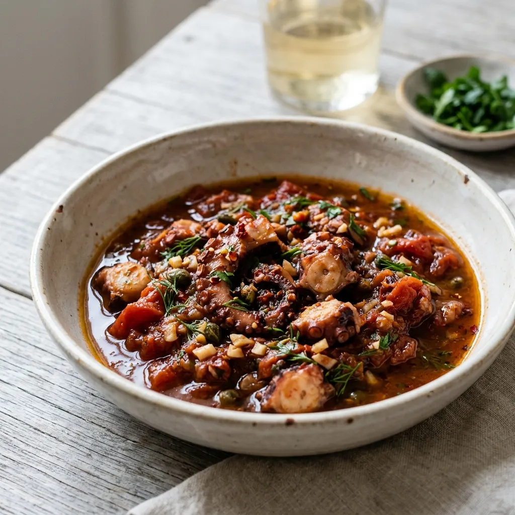 Italian Stewed Octopus (Polpi in Umido)
