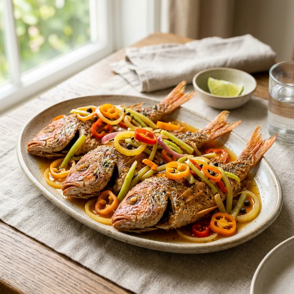 Jamaican Escoveitched Fish