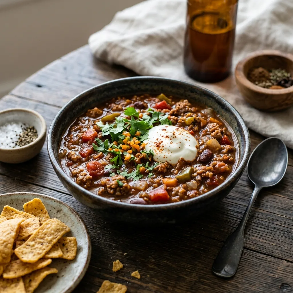 Jamaican Jerk Rum Chili