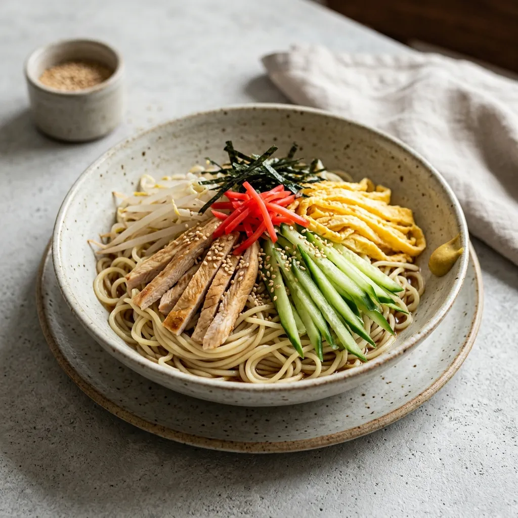 Japanese Cold Noodles (Hiyashi Chuka)