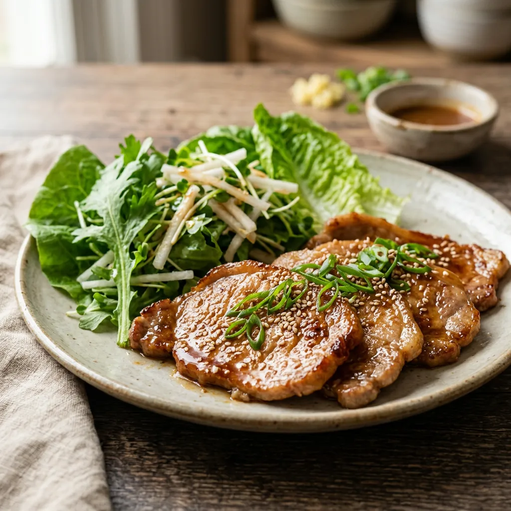 Japanese Miso and Honey Glazed Pork