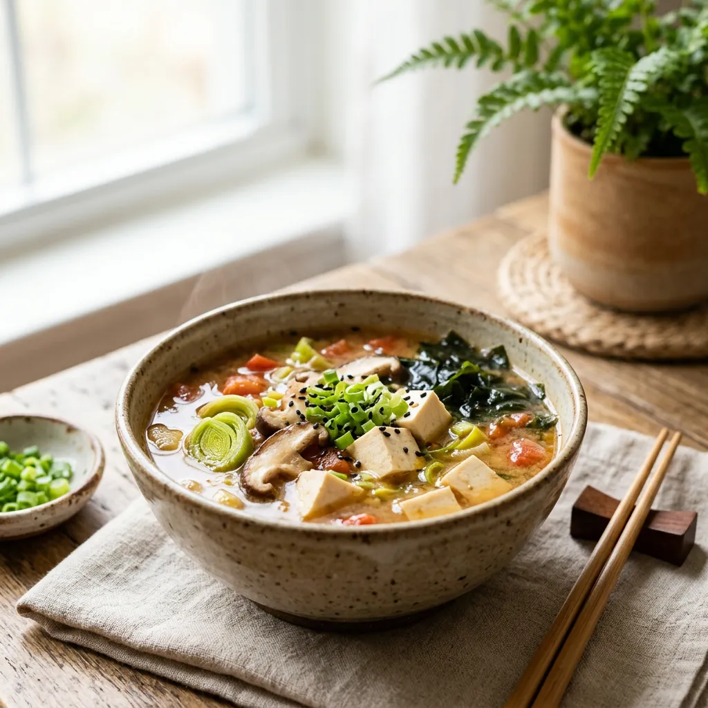 Japanese Vegetable Miso Soup