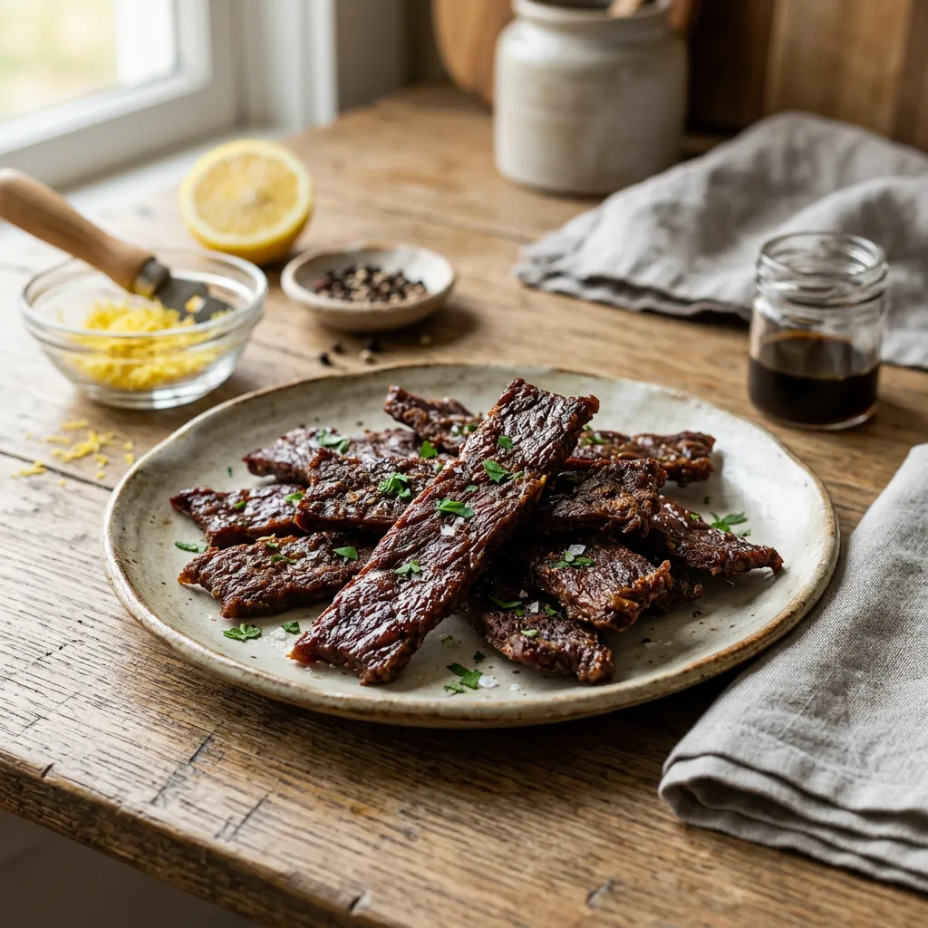 Jerky Made From Dehydrated Ground Beef