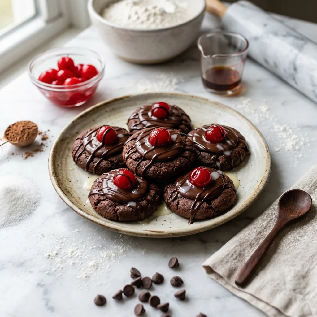 Jessica's Chocolate Covered Cherry Cookies