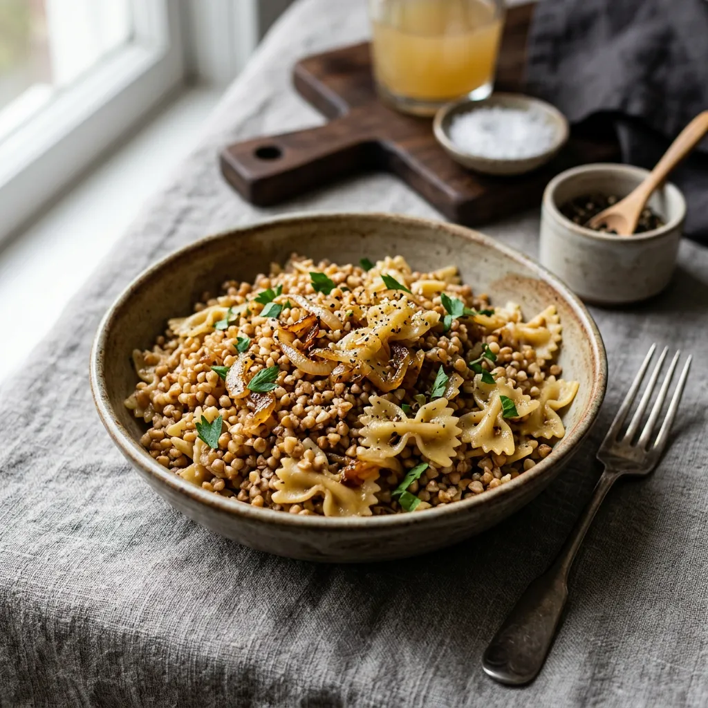 Jewish Kasha Varnishkes