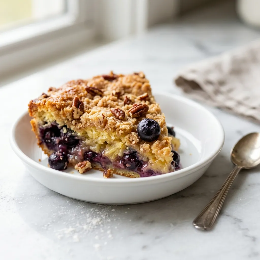 Judy's Easy Blueberry Crunch Dessert
