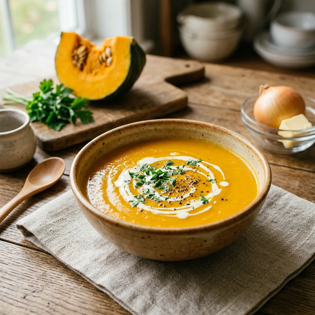 Kabocha (Creamy Japanese Squash Soup)