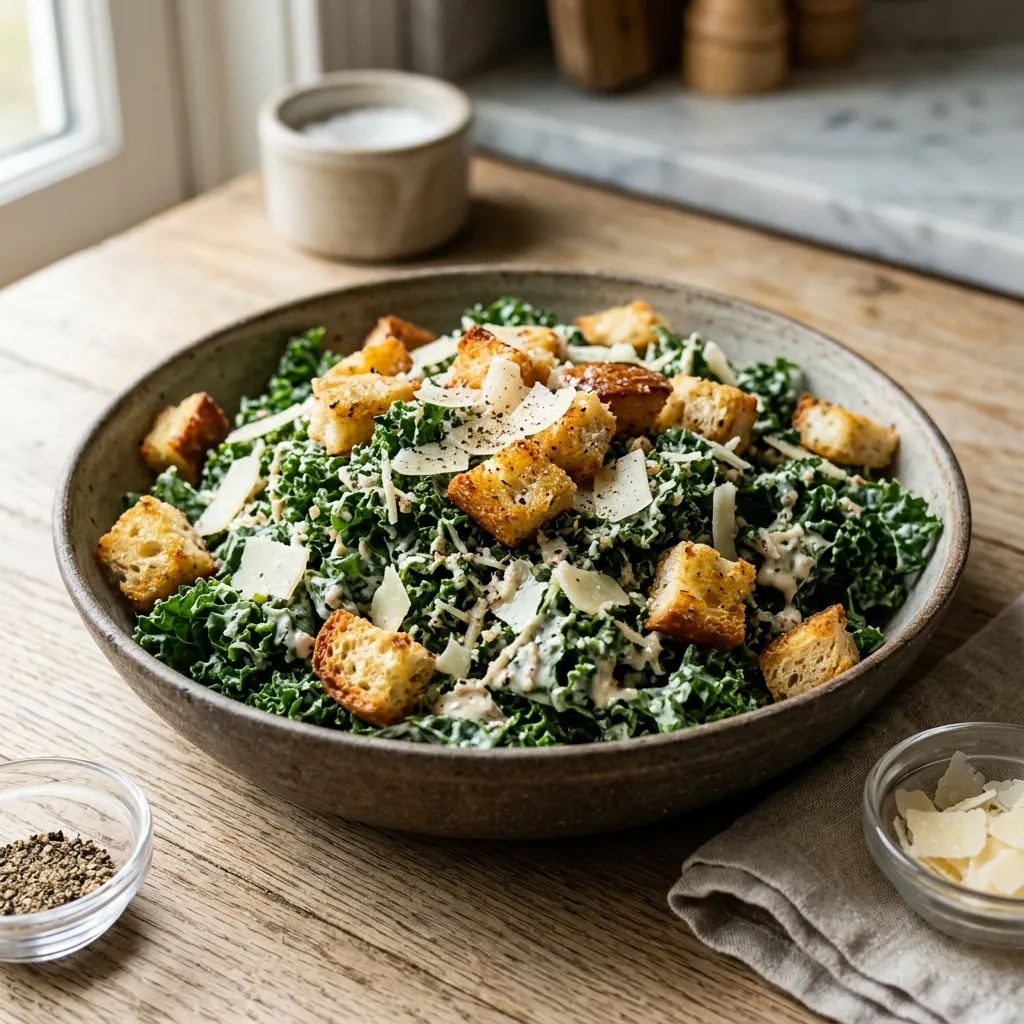 Kale Caesar Salad