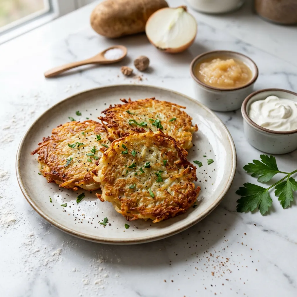 Kartoffelpuffer (German Potato Pancakes)
