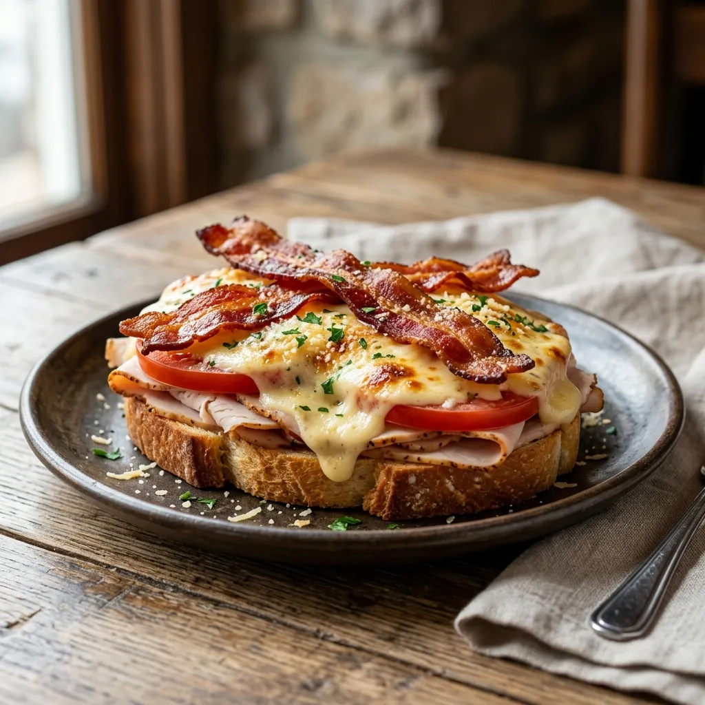 Kentucky Hot Brown Turkey Sandwich Recipe