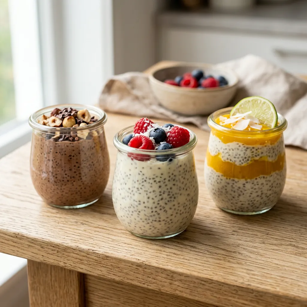 Finished Keto Chia Pudding dish