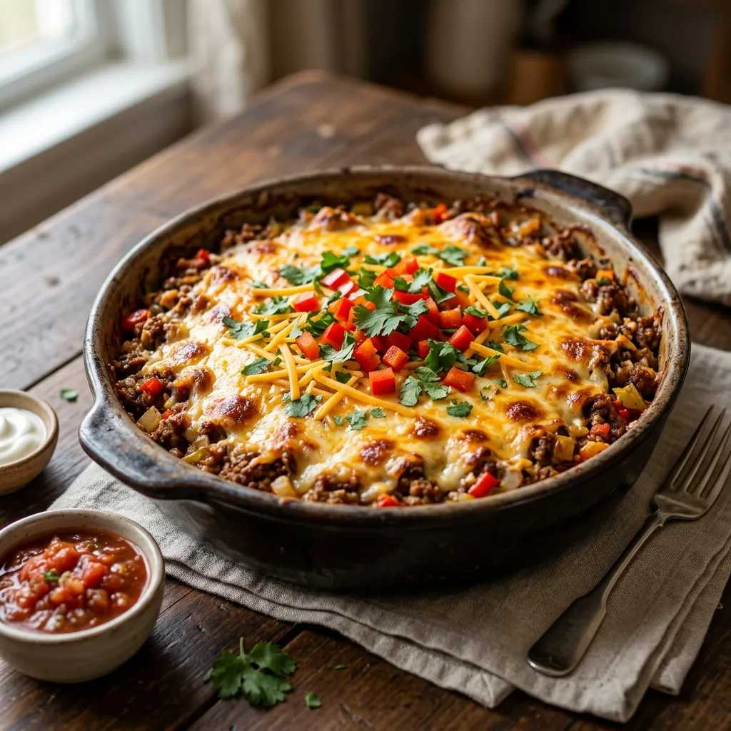 Keto Taco Casserole Recipe