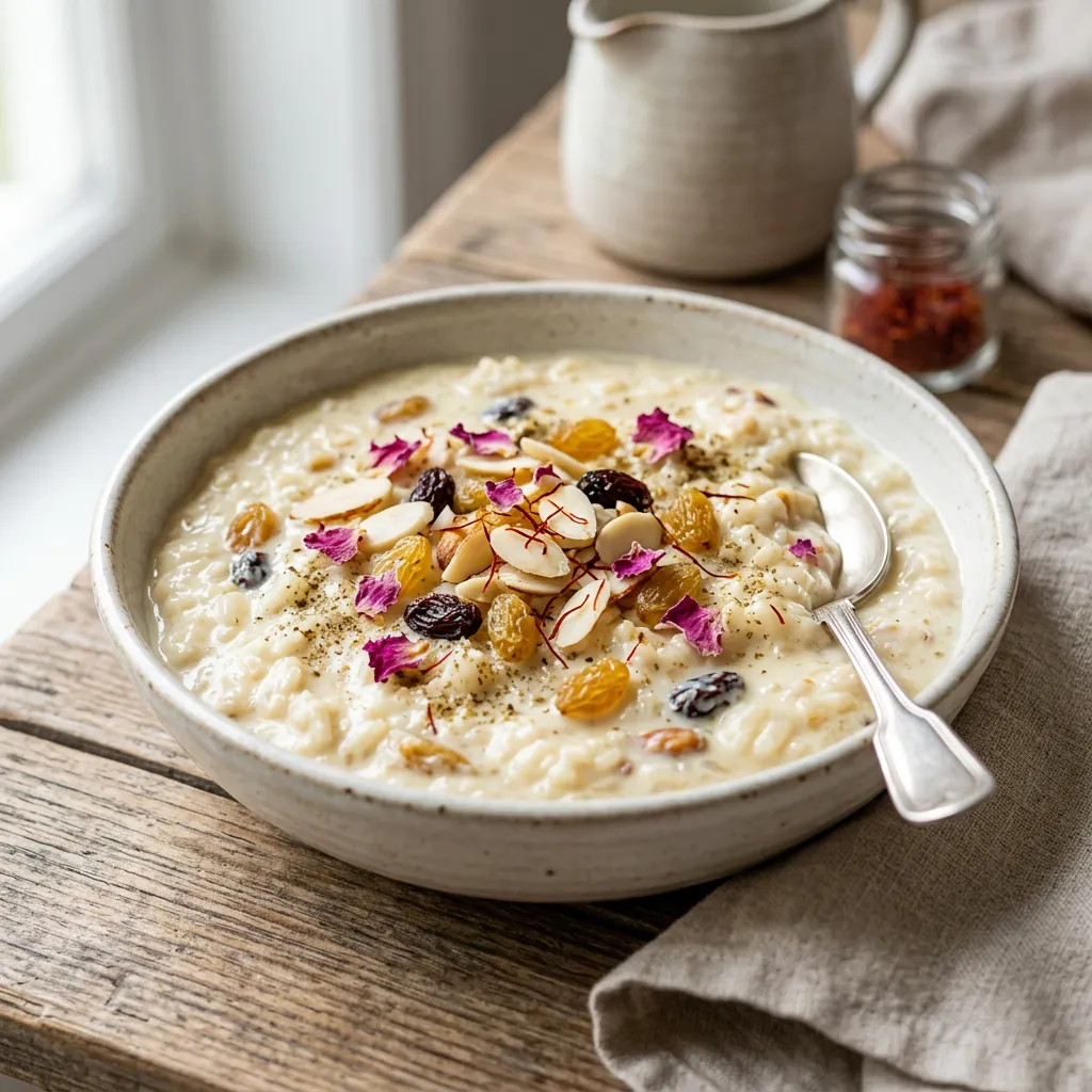 Kheer (Indian Rice Pudding) Recipe