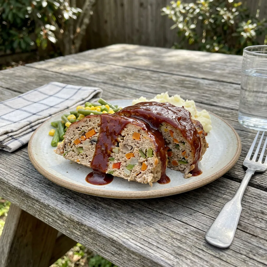 Kid-Friendly Turkey and Beef Meatloaf