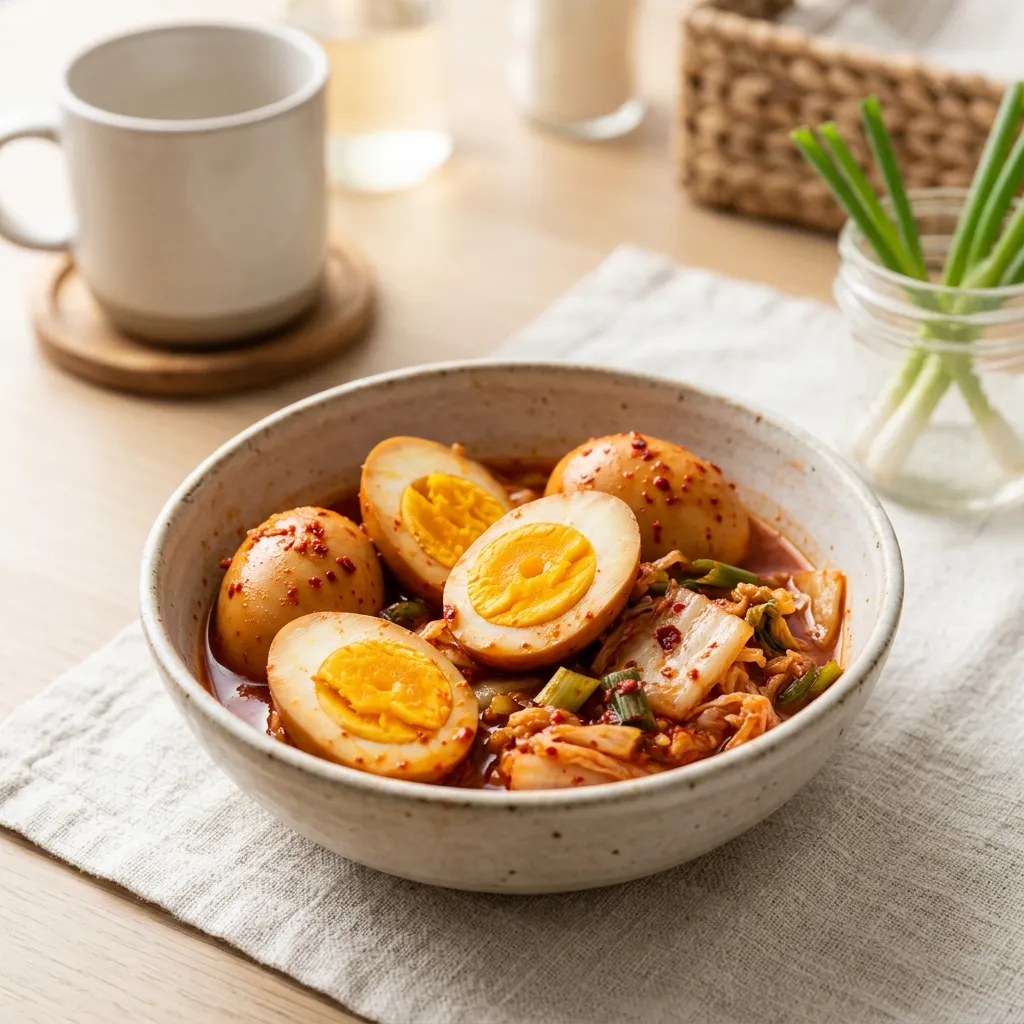 Kimchi Pickled Eggs Recipe