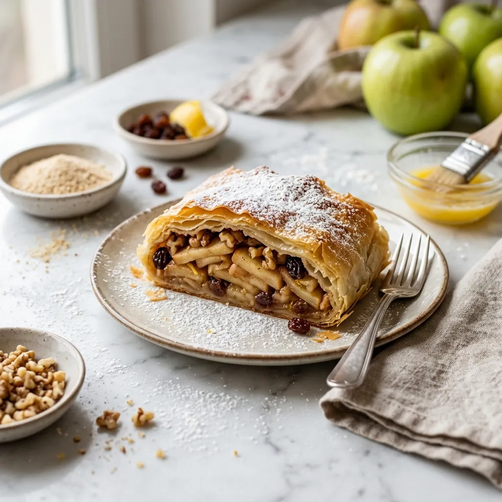 Klara's Traditional Croatian Apple Strudel Recipe - Strudel od Jakuba